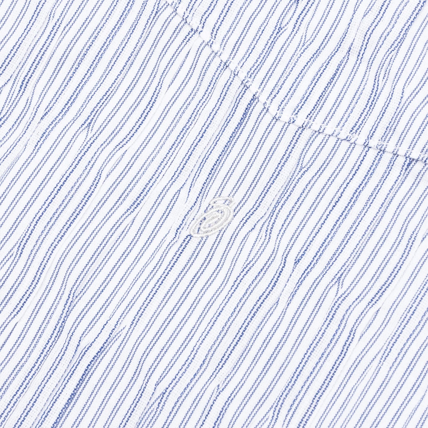 Wavy Striped Shirt Blue