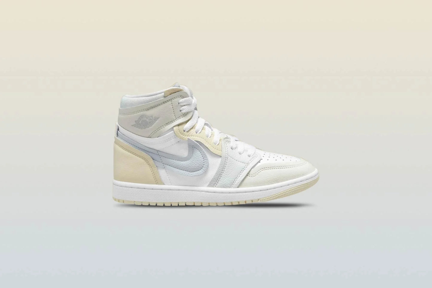 Womens Air Jordan 1 High MM White Pure Platinum Sail
