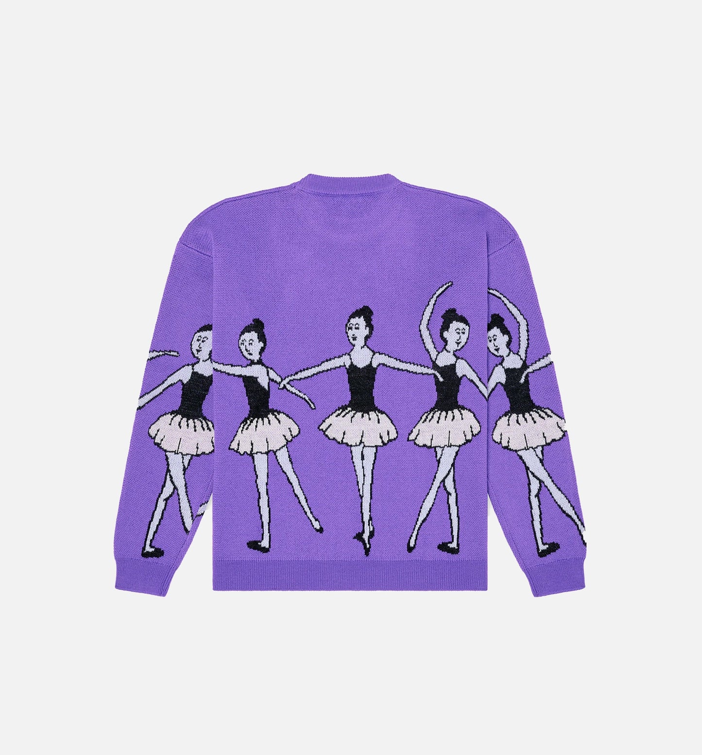 Ballet Jumper Mens Crewneck Purple