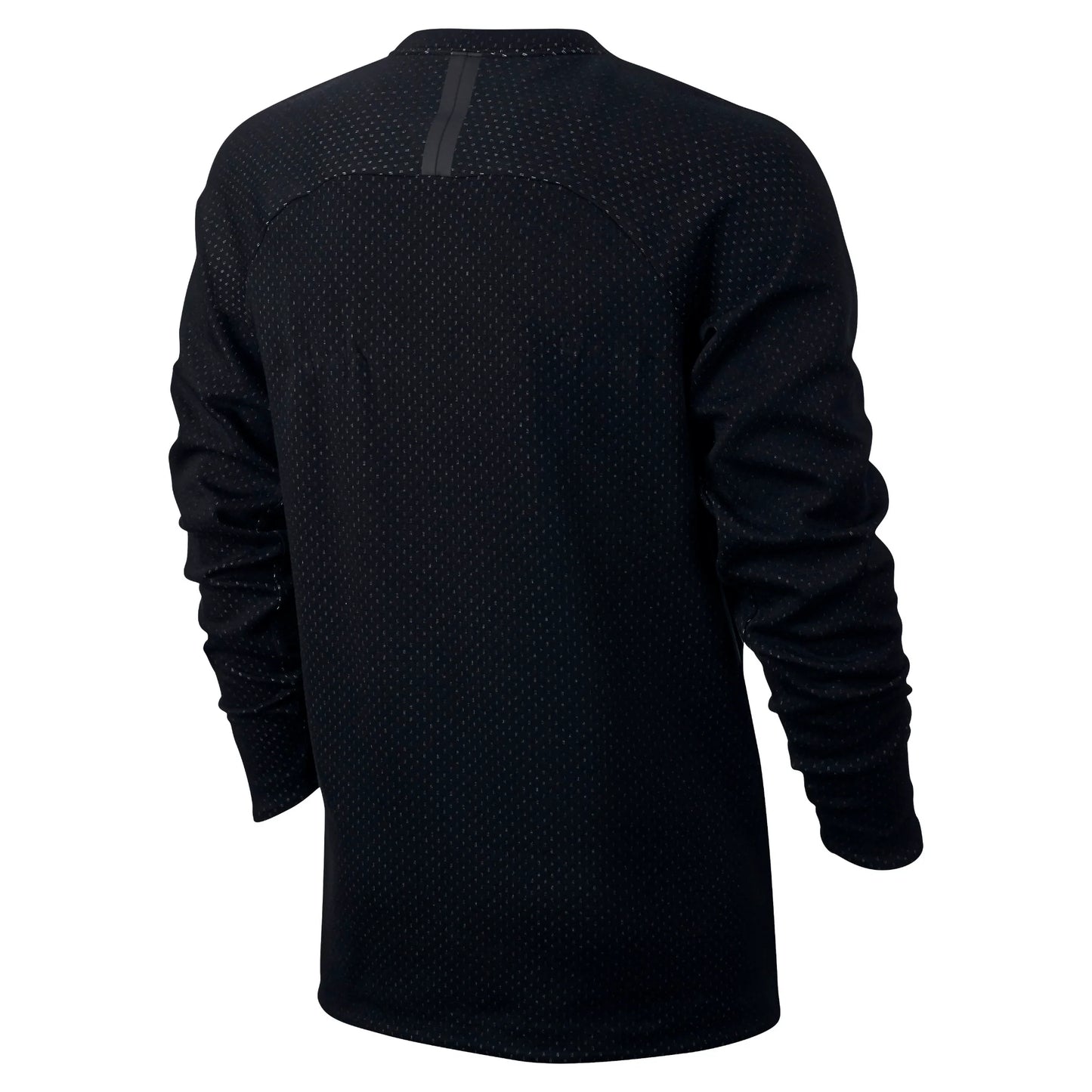 Tech Fleece Zip Crew Sweater Mens Black
