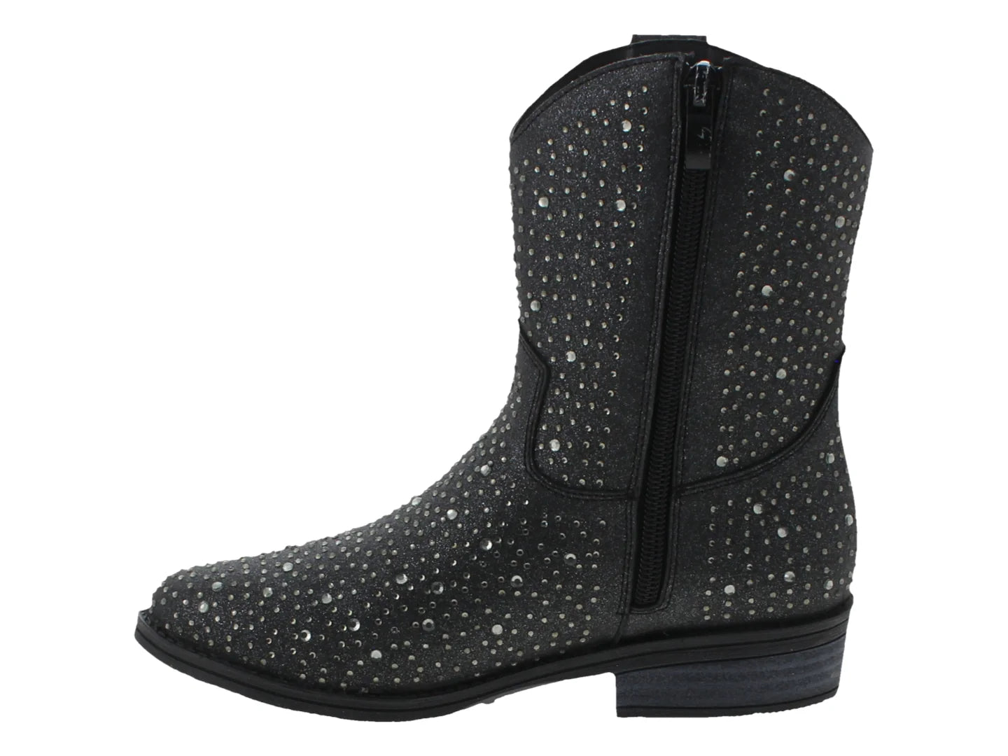 Botas Vaqueras Tropicana Negro Fantasía para Niña
