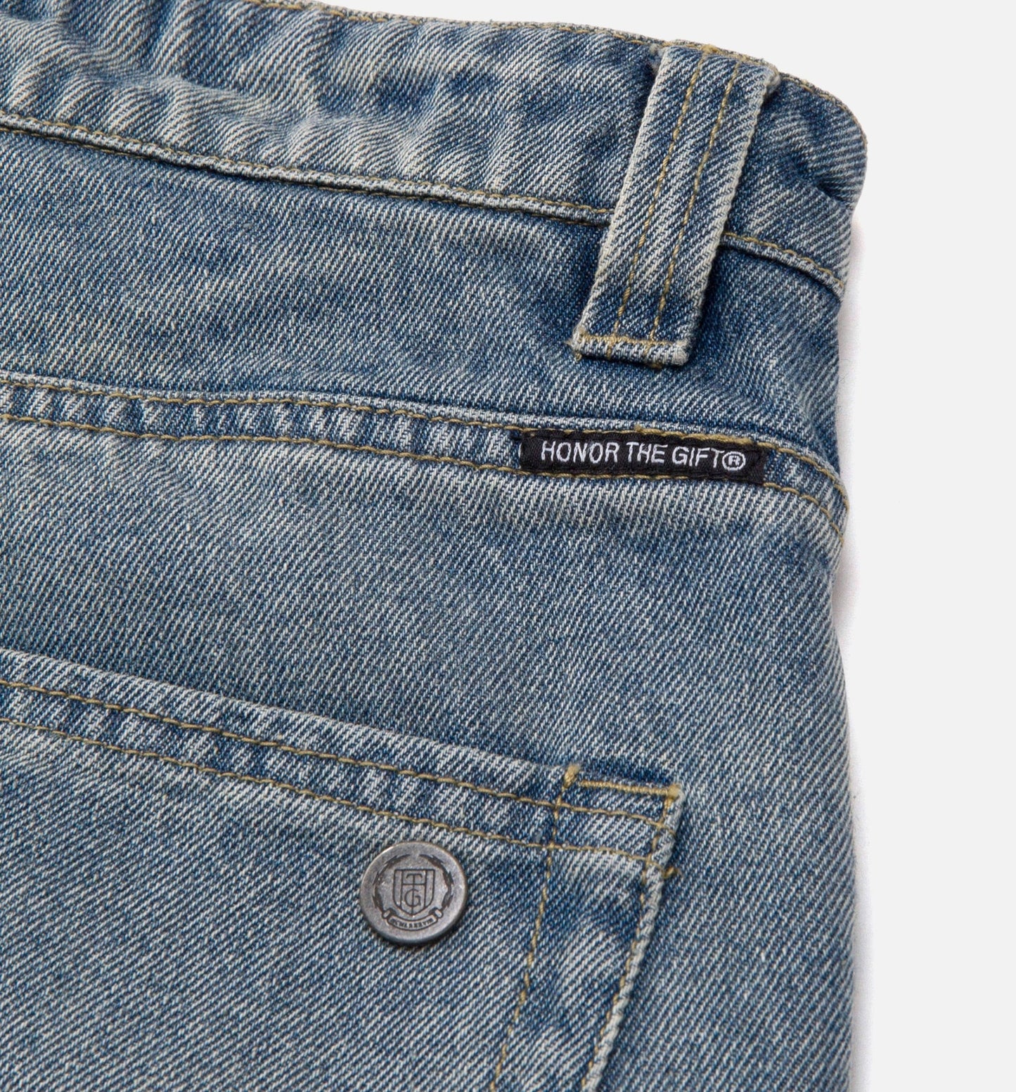 HTG Branded Denim Mens Pants Denim Blue