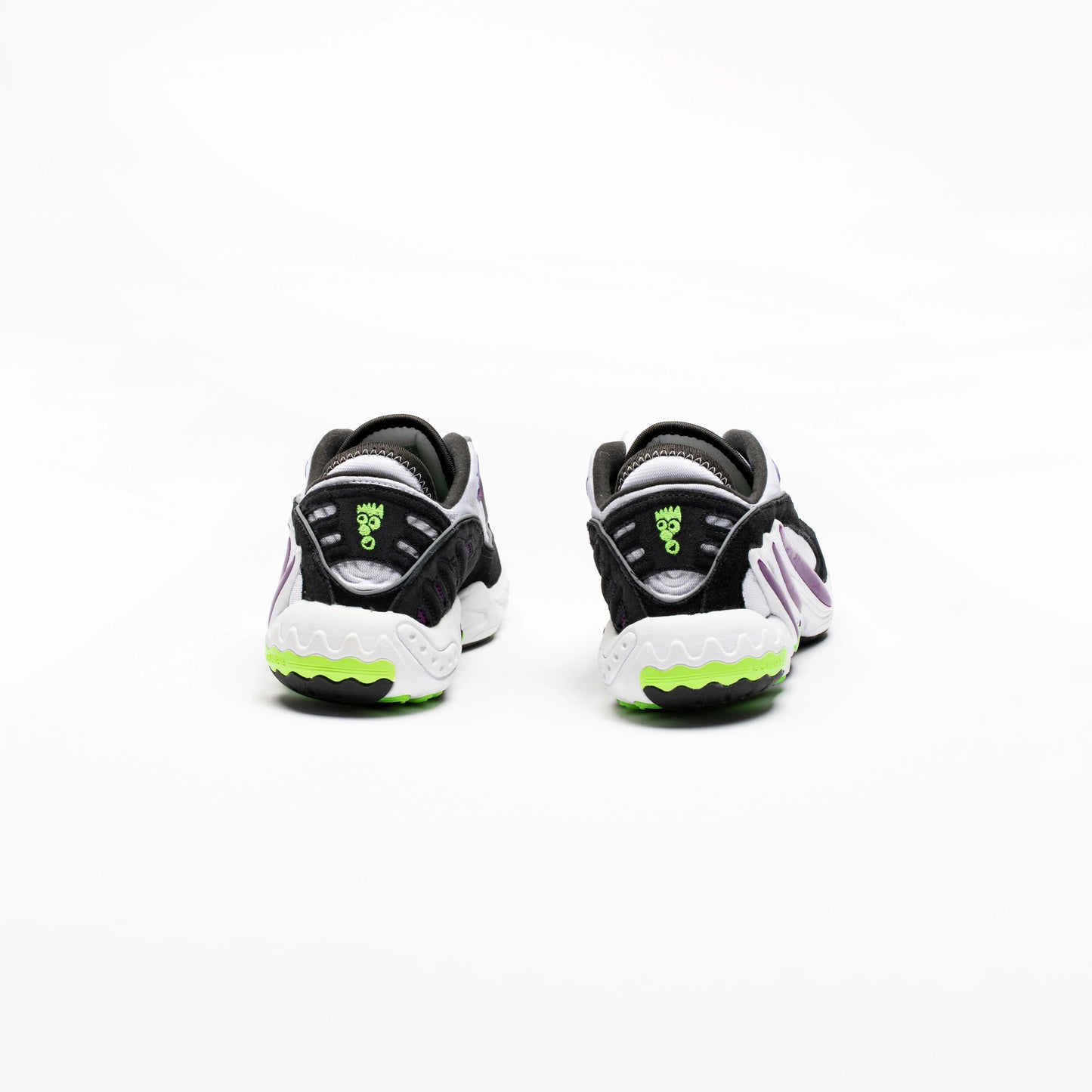 FYW 98 Mens Running Shoe White Black Solar Green Glory Purple