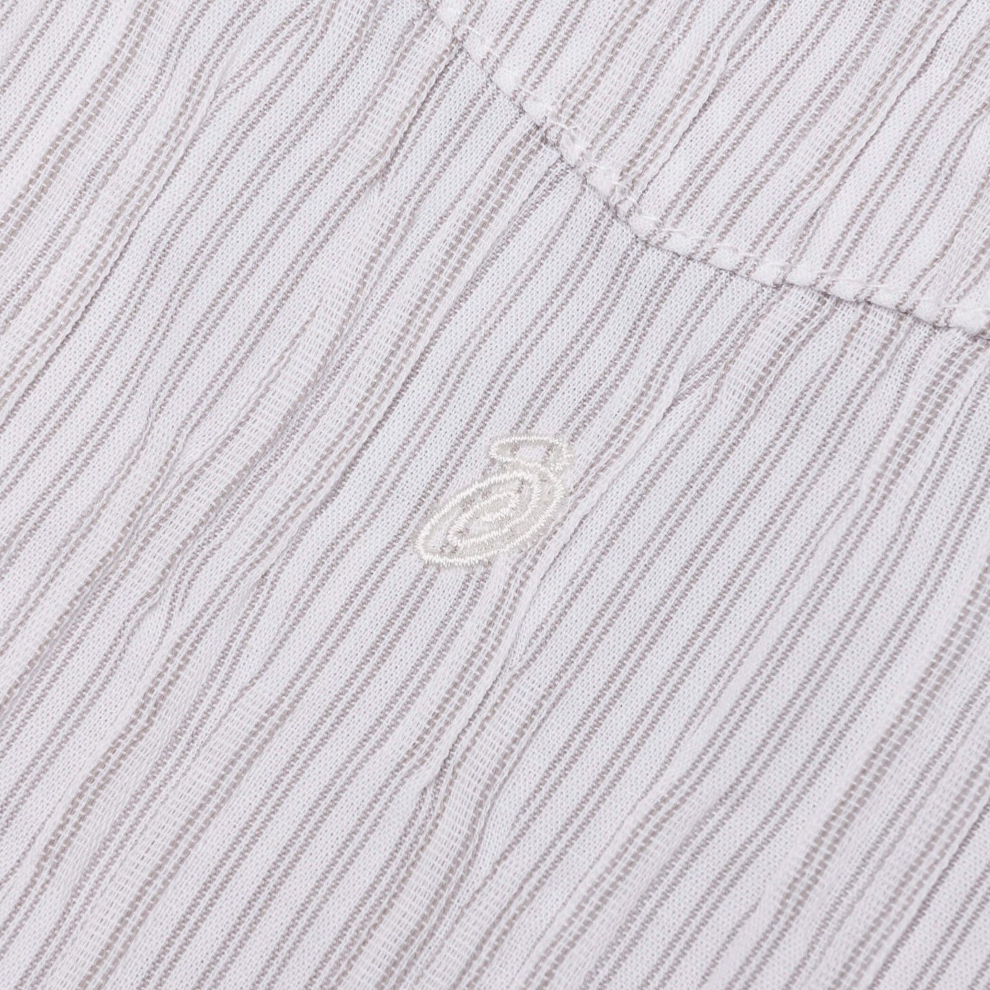 Wavy Striped Shirt Natural