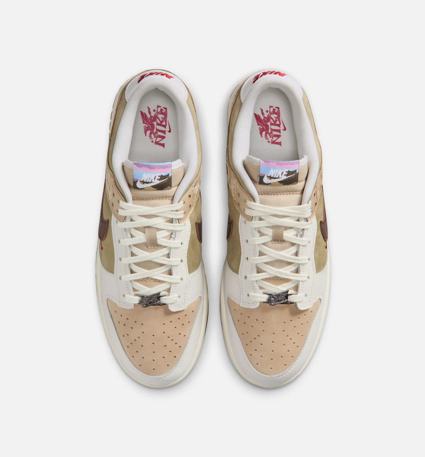 Dunk Low SE Lunar New Year Mens Lifestyle Shoe Linen Phantom Neutral Olive Dark Hazel