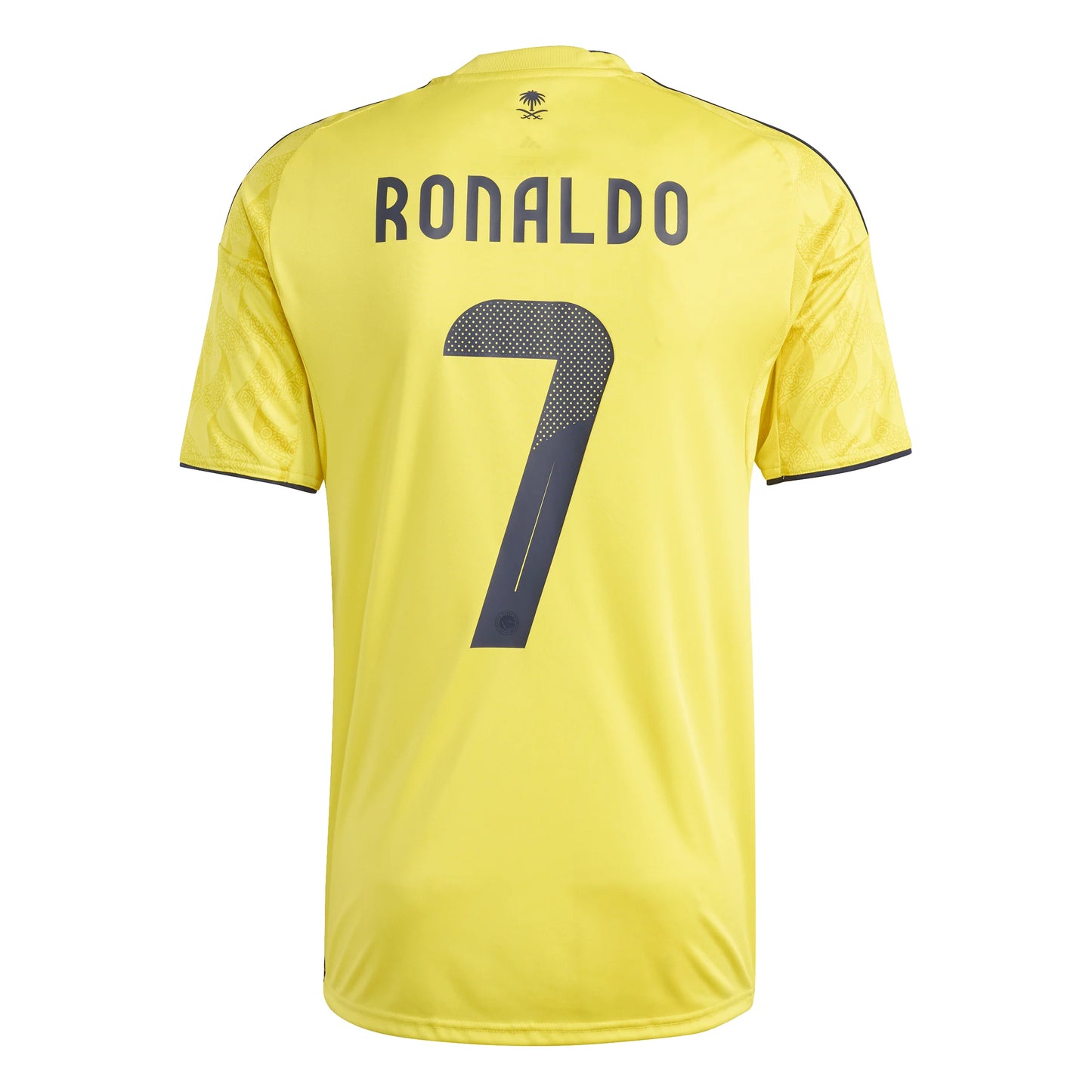 adidas Al Nassr FC Home Mens Soccer RONALDO 7 Jersey 25 26 Yellow Blue