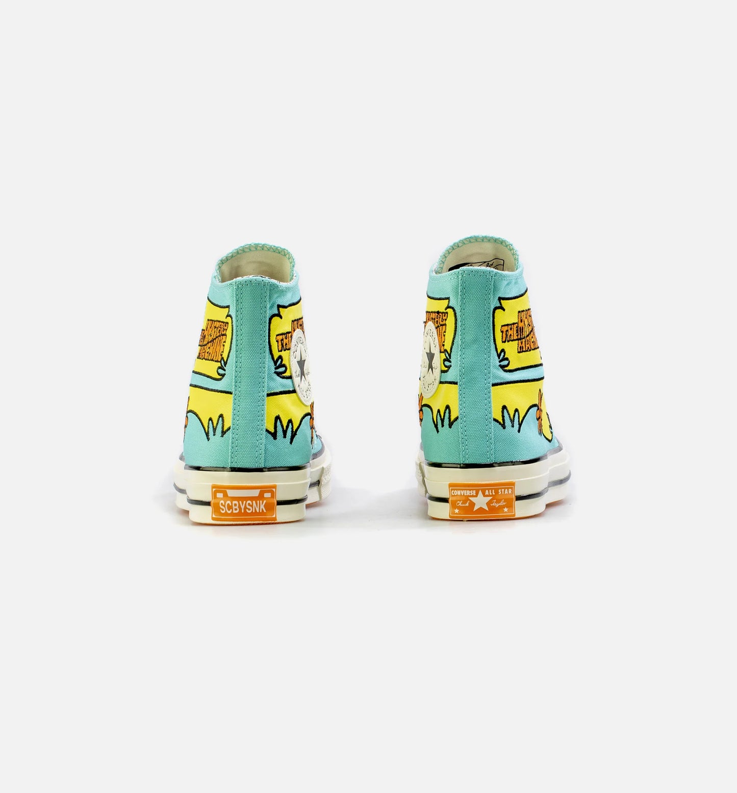 Chuck Taylor 70 Hi Mystery Machine Mens Lifestyle Shoe Blue Green Orange White