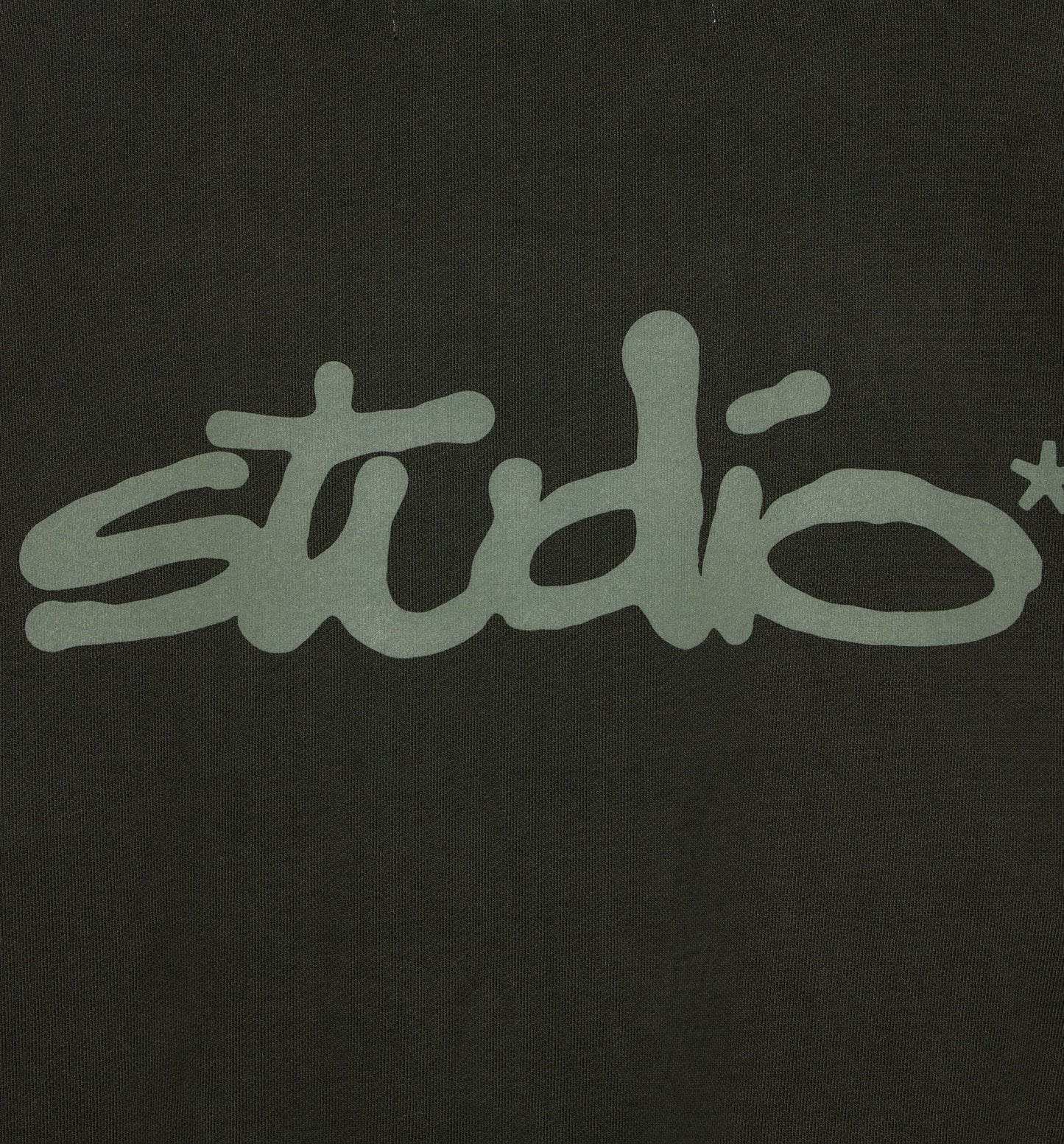 Studio Star Zip Up Mens Hoodie Black