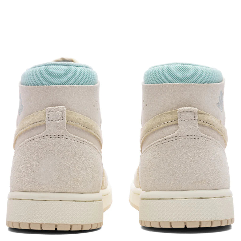 Womens Air Jordan 1 Zoom CMFT 2 Coconut Milk Legend Light Brown Light Dew