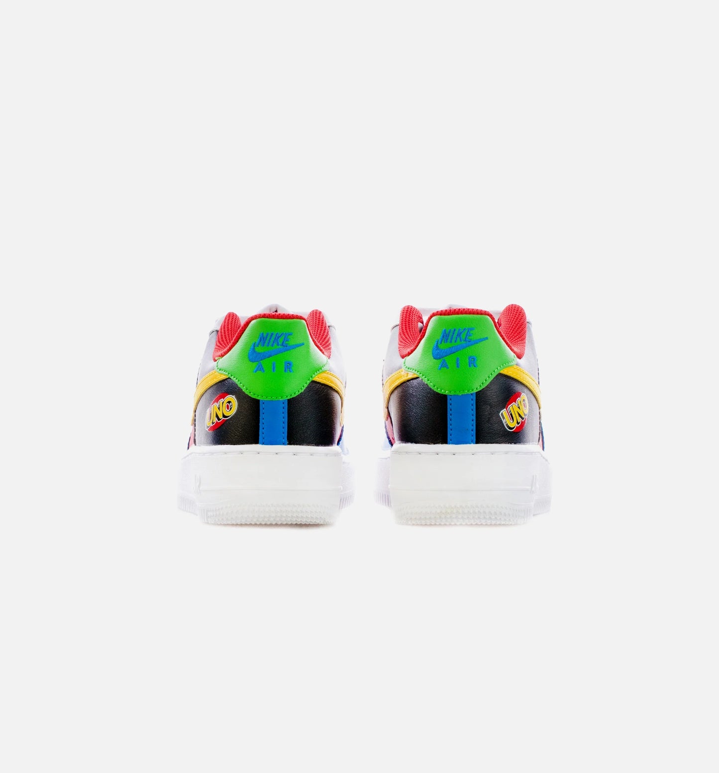 Air Force 1 UNO Grade School Lifestyle Shoe Black Red Multi Free Shipping