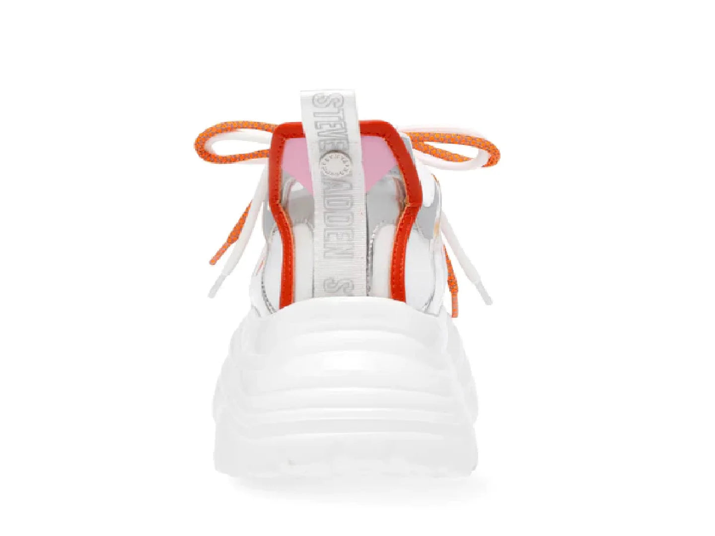 Tenis Steve Madden Riptid Plata y Blanco para Mujer