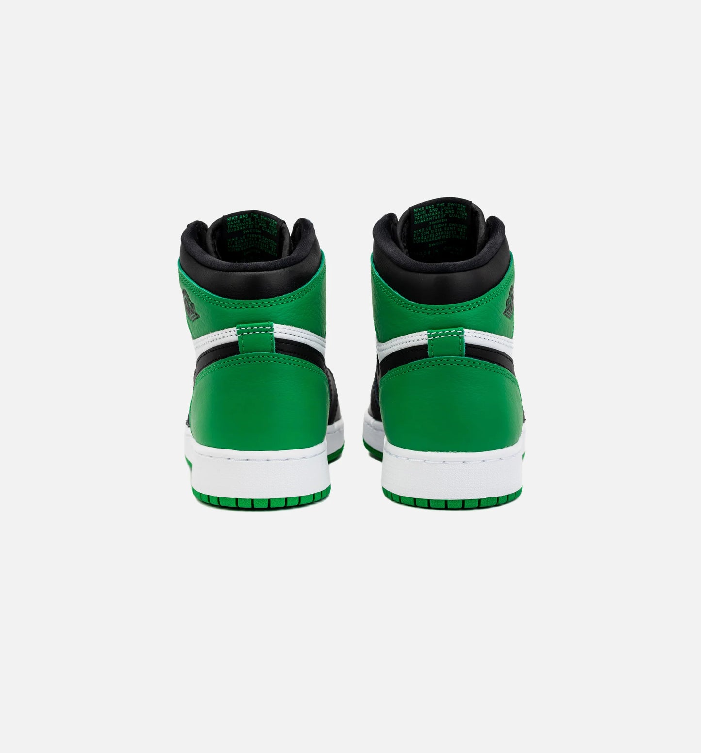 Air Jordan 1 Retro High OG Lucky Green Grade School Lifestyle Shoe Green Black