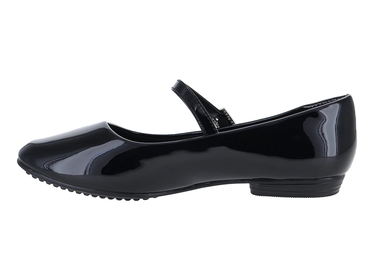 Zapatos Planos Ballerina Negro Charol ROZE para Mujer