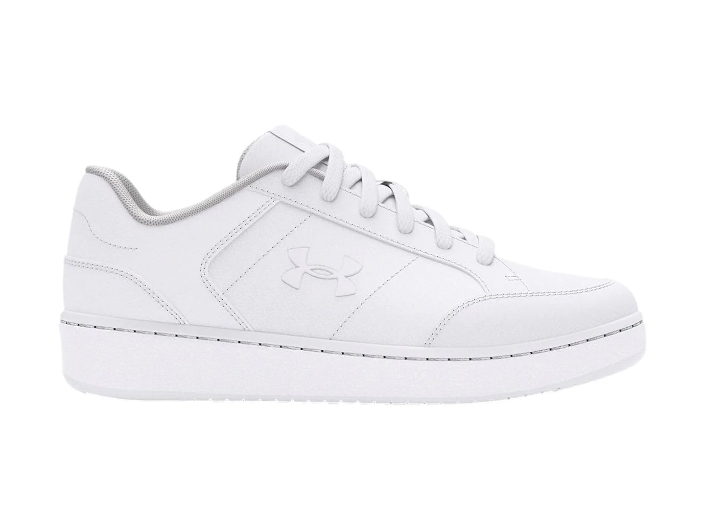 Tenis Under Armour Official Lthr Blancos para Niño