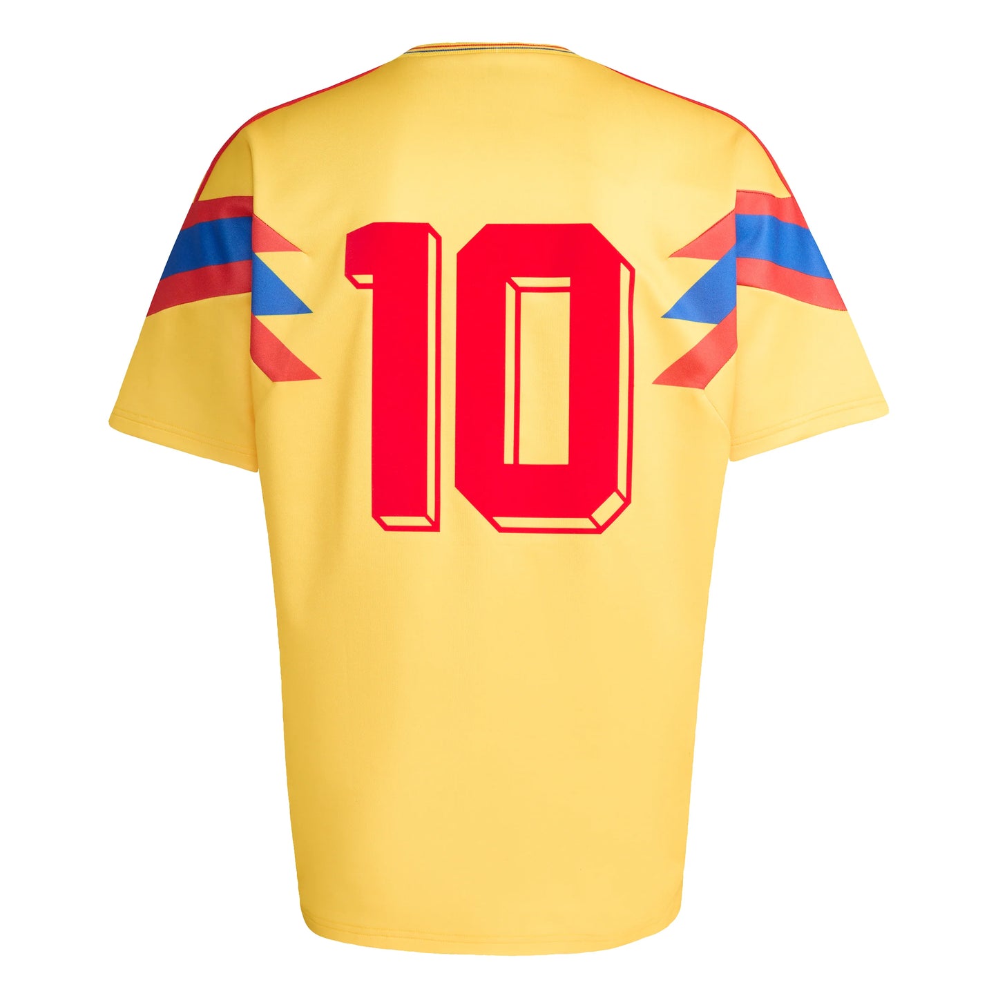 adidas Colombia Away Mens Soccer Jersey 1990 Gold