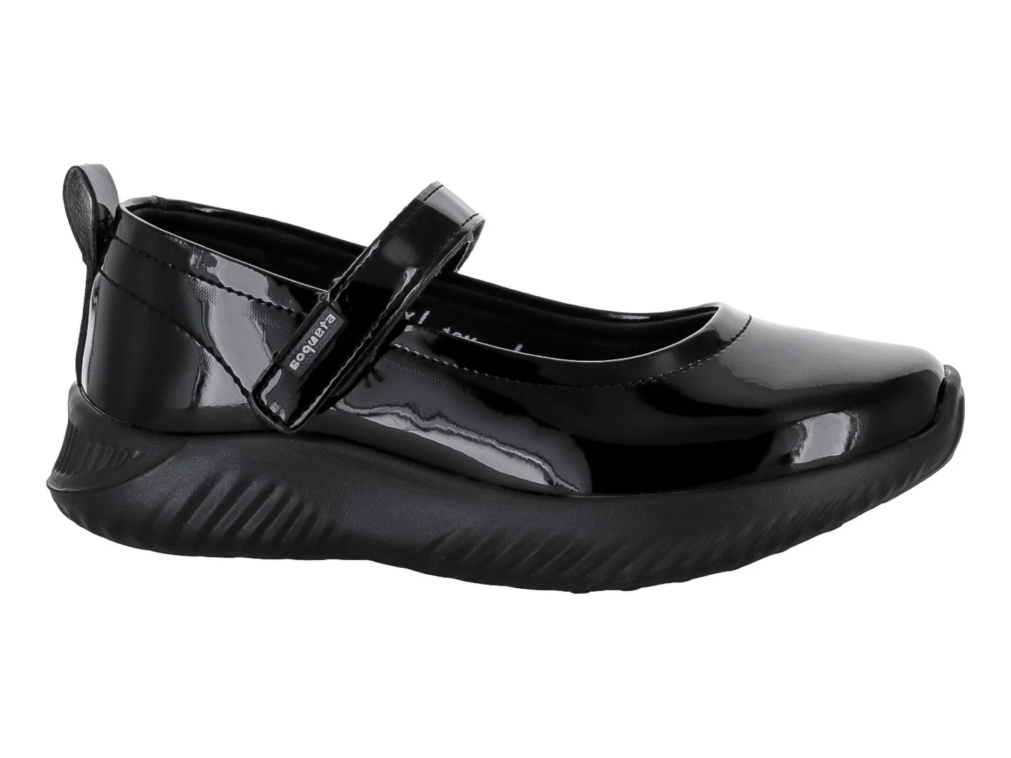 Zapatos Coqueta Negros de Charol para Niña