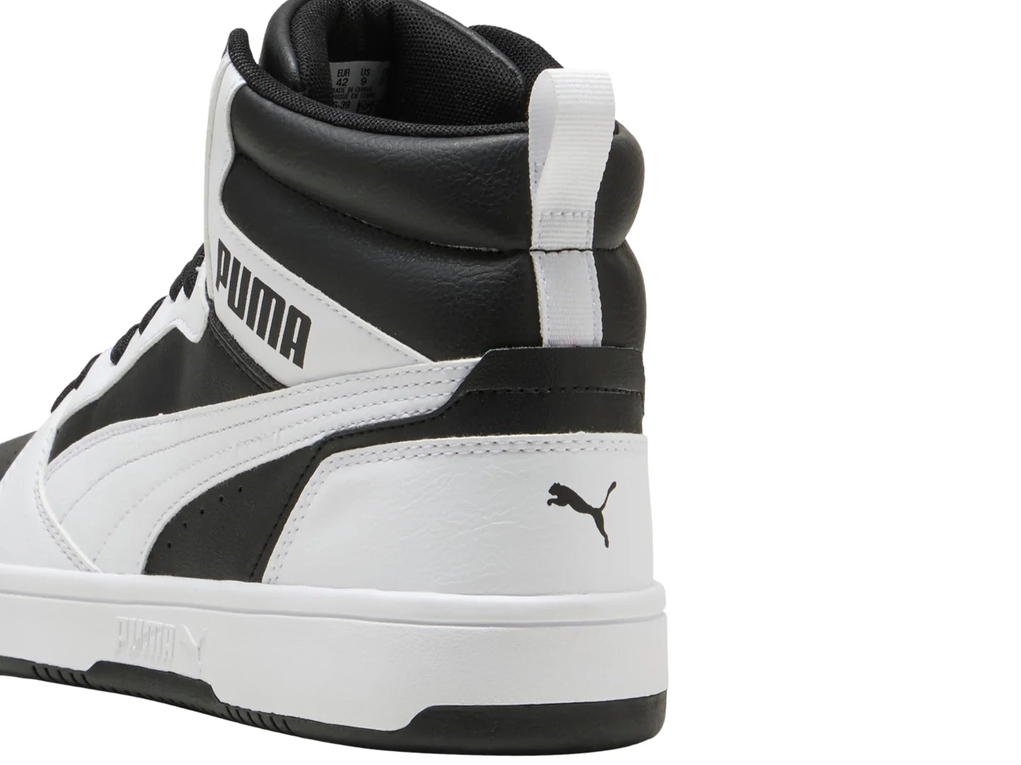 Tenis PUMA Rebound V6 Negro y Blanco para Hombre