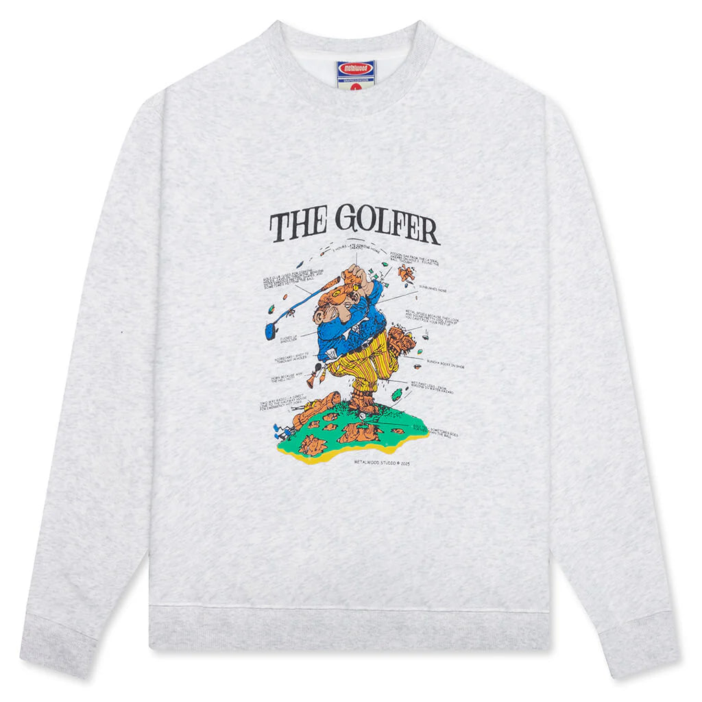 Excuses Crewneck Sweatshirt Heather Grey