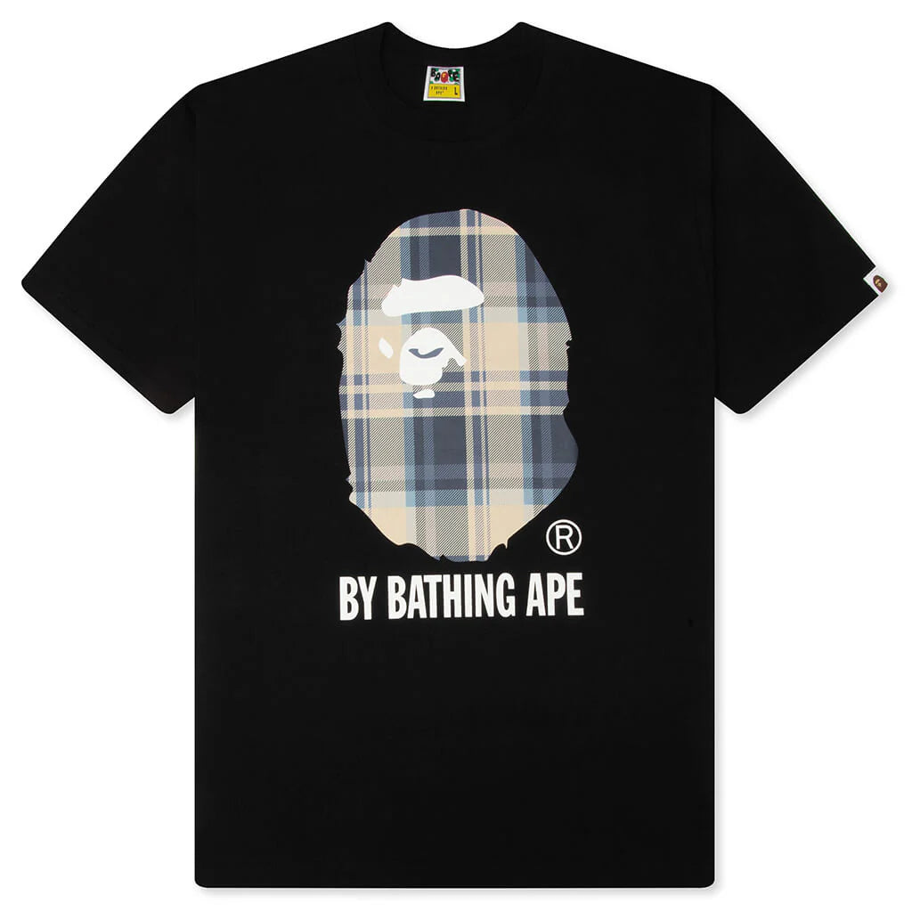 BAPE Check By Bathing Ape Tee Black Blue