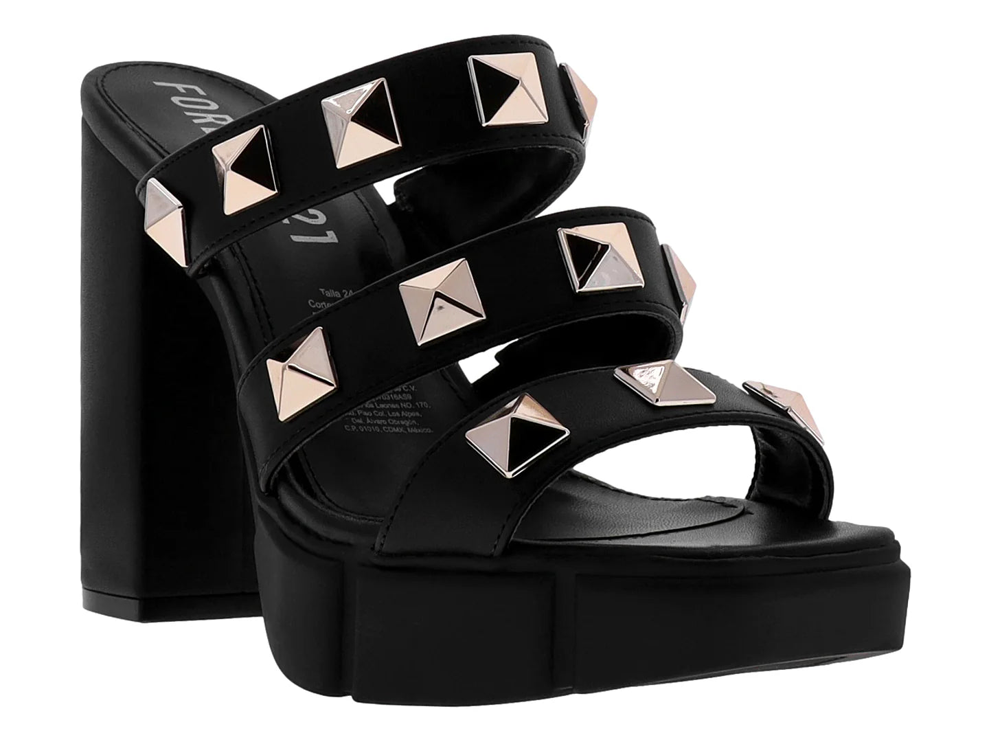 Zapatillas Forever 21 Plataforma Negro para Mujer