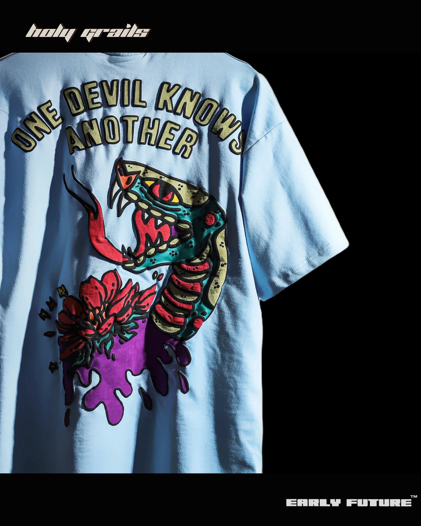 One Devil Knows Another Serpent Sky Oversize Tee HG x Early Future