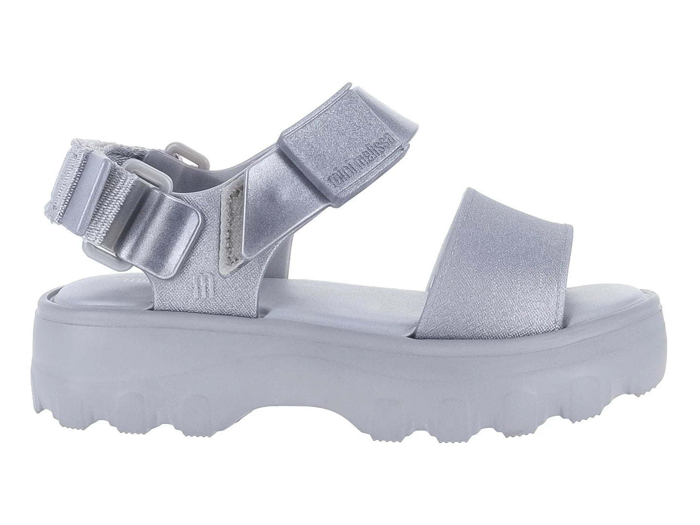 Sandalias Mini Melissa Plata para Niña