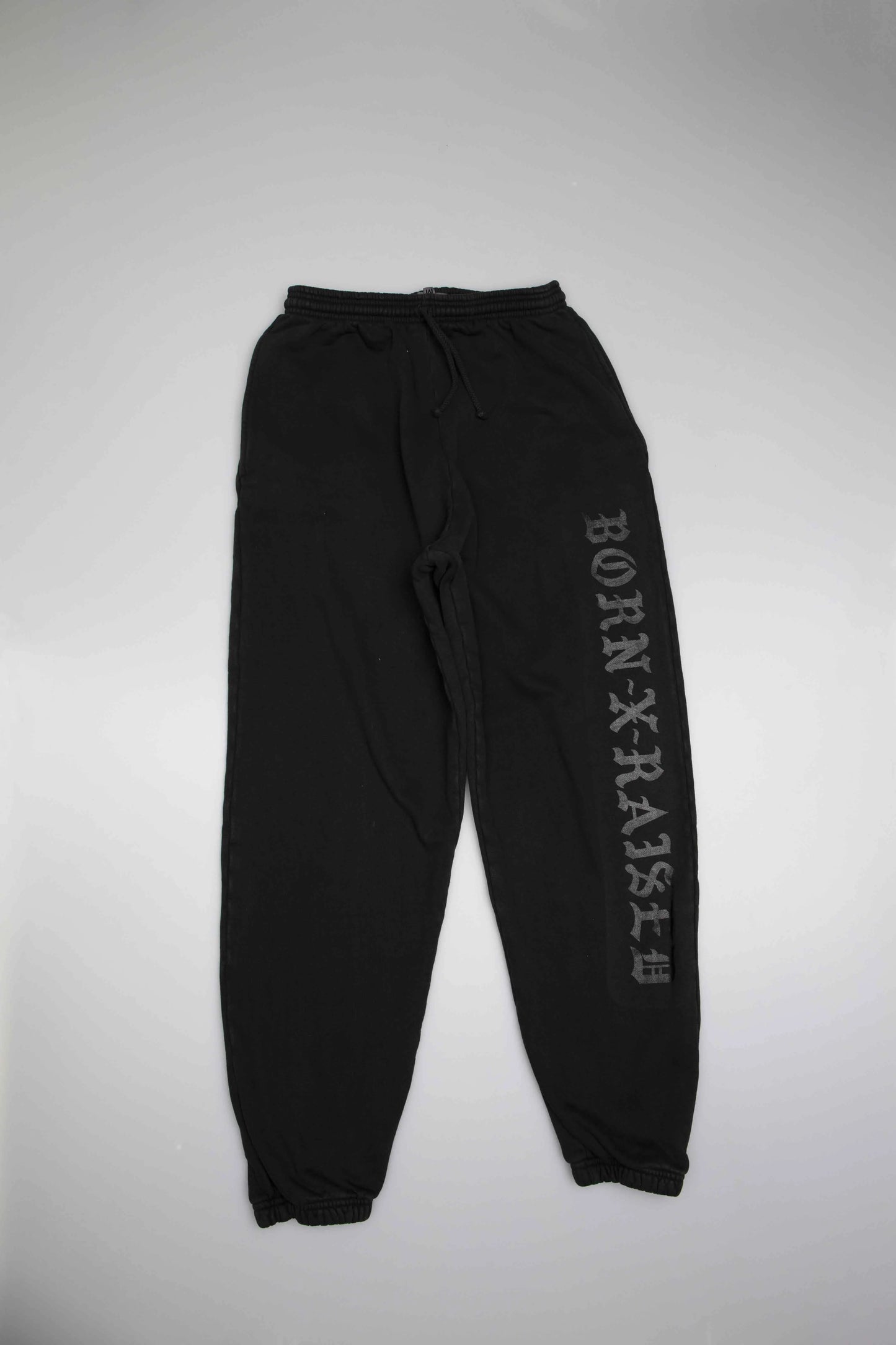 Flocked Sweatpant Mens Pants Black