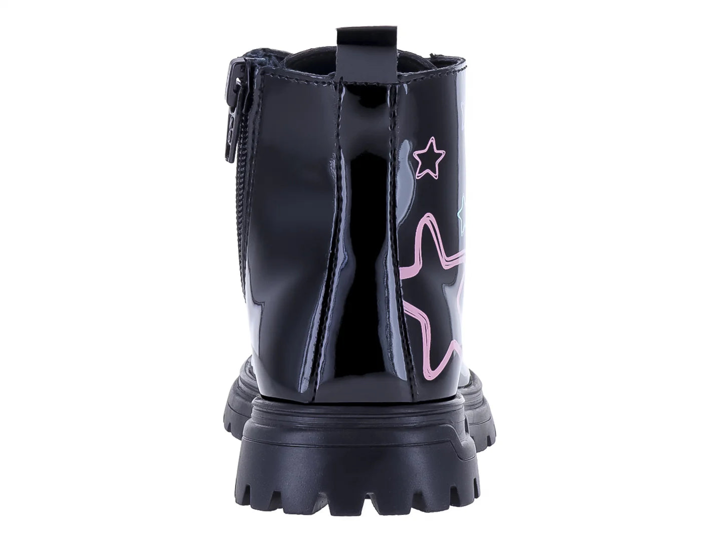 Botas YUYIN de Charol Negro para Niña