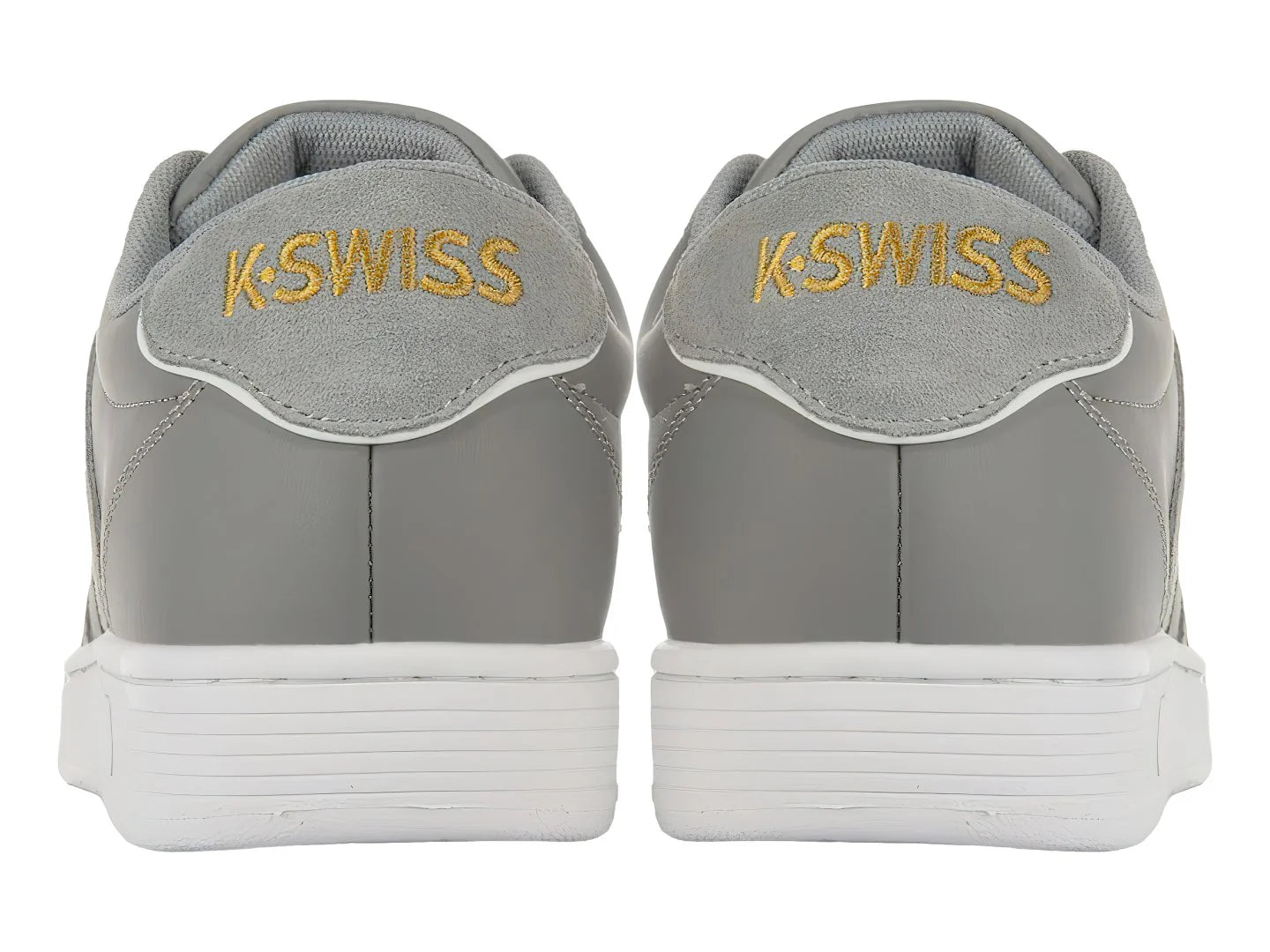 Tenis K Swiss Court Pro II Gris y Blanco para Hombre