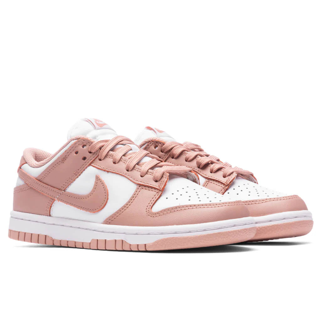 Womens Dunk Low White Rose Whisper
