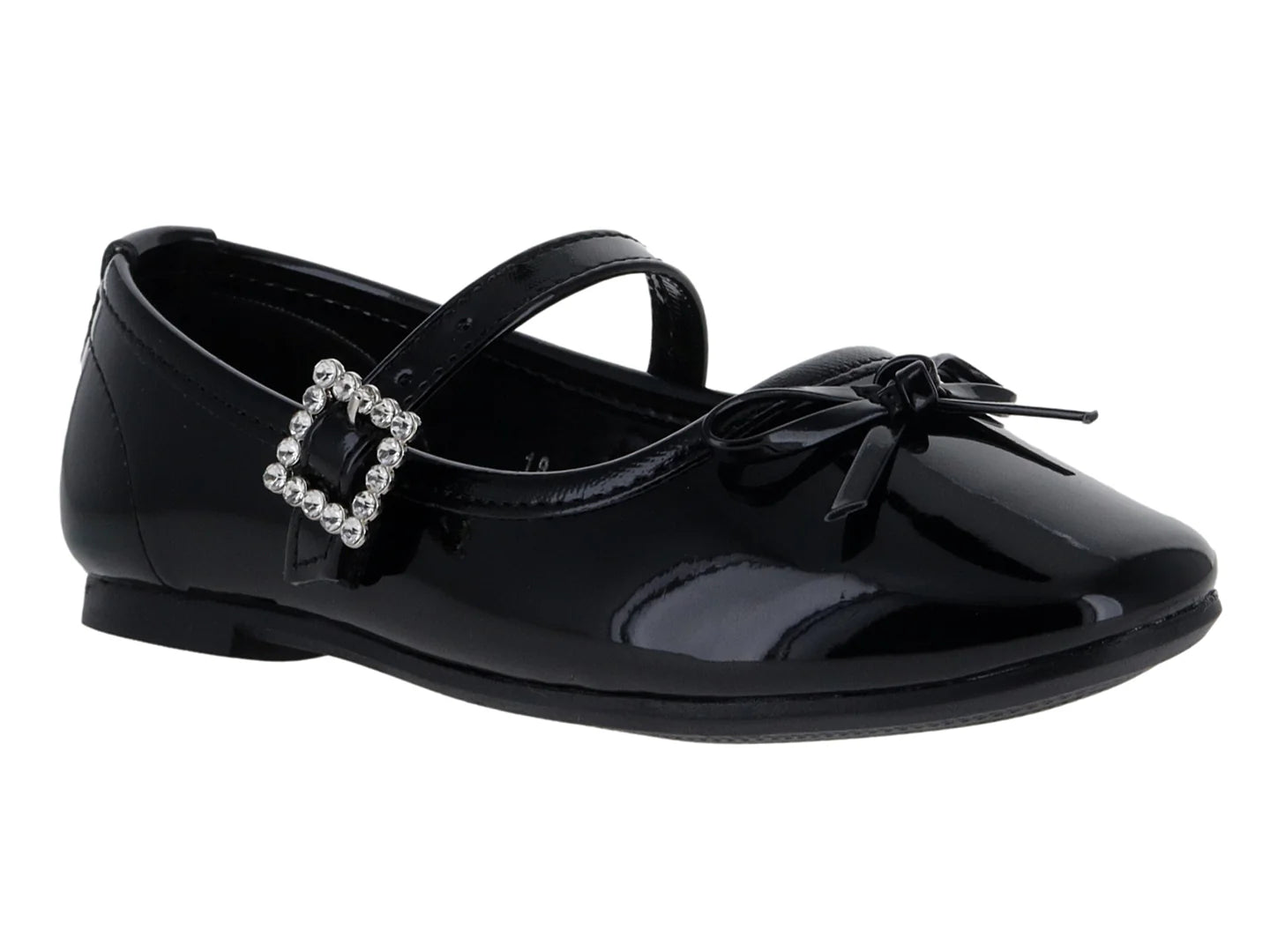Zapatillas ROZE Charol Negro para Niña