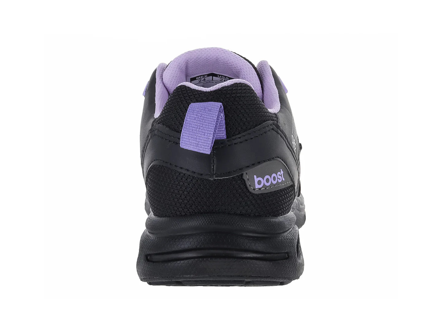 Tenis BOOST Negro y Lila para Mujer