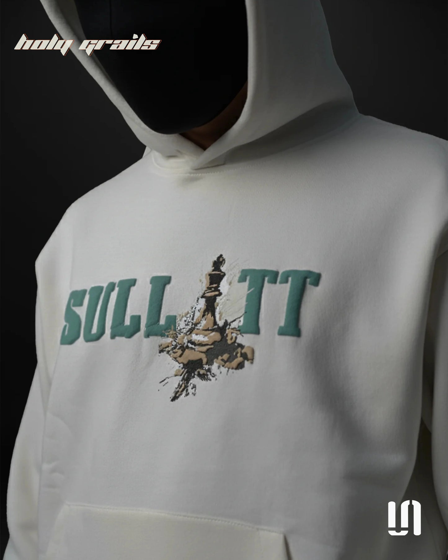 Make Your Move Chess White Hoodie HG x Sullitt