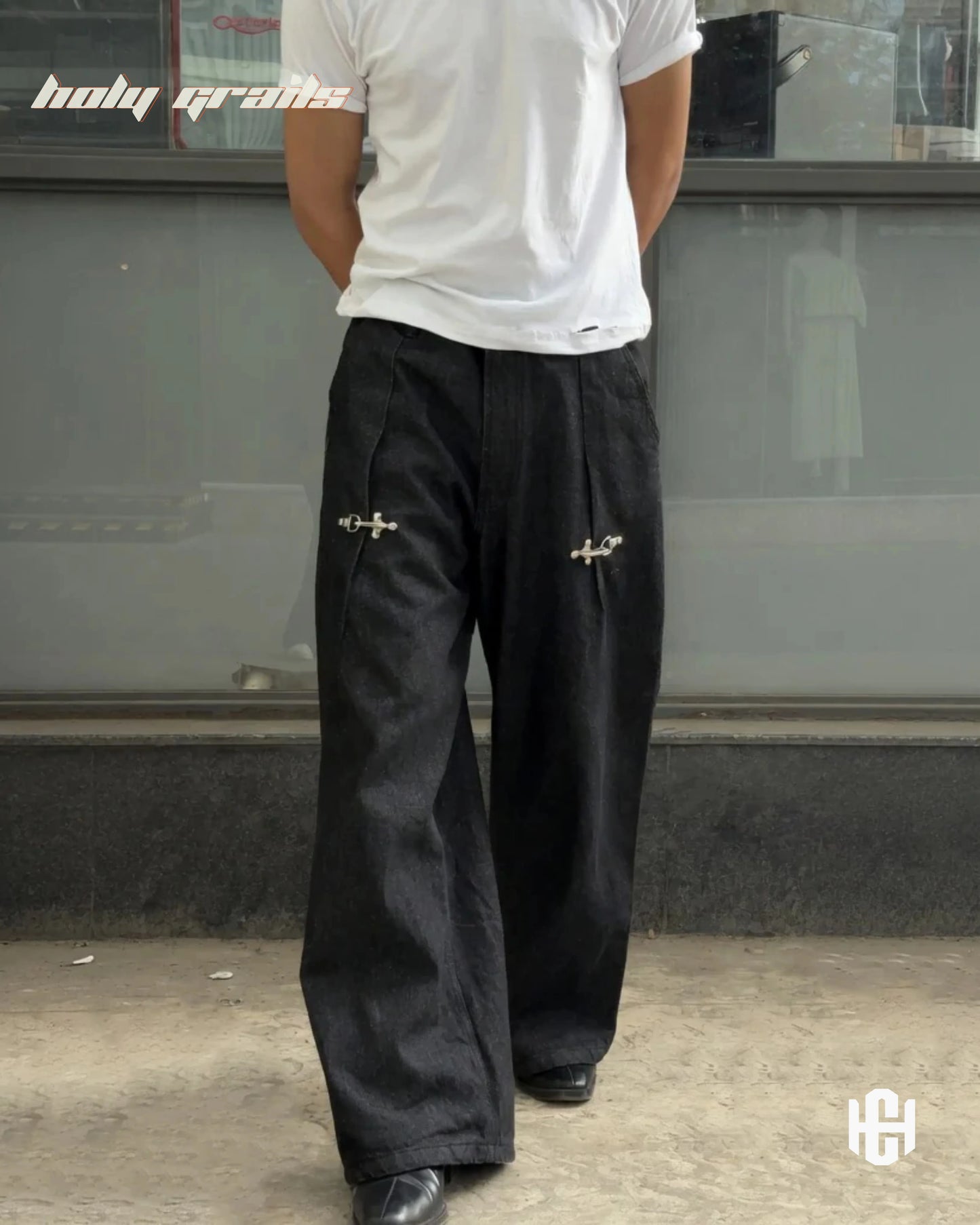 Clasp Denims Black Jeans HG x Charactr