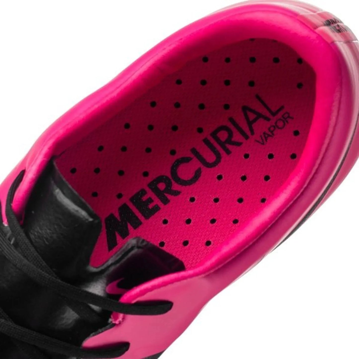 Nike JR Mercurial Vapor X FG Firm Ground Soccer Cleats Black Hyper Pink