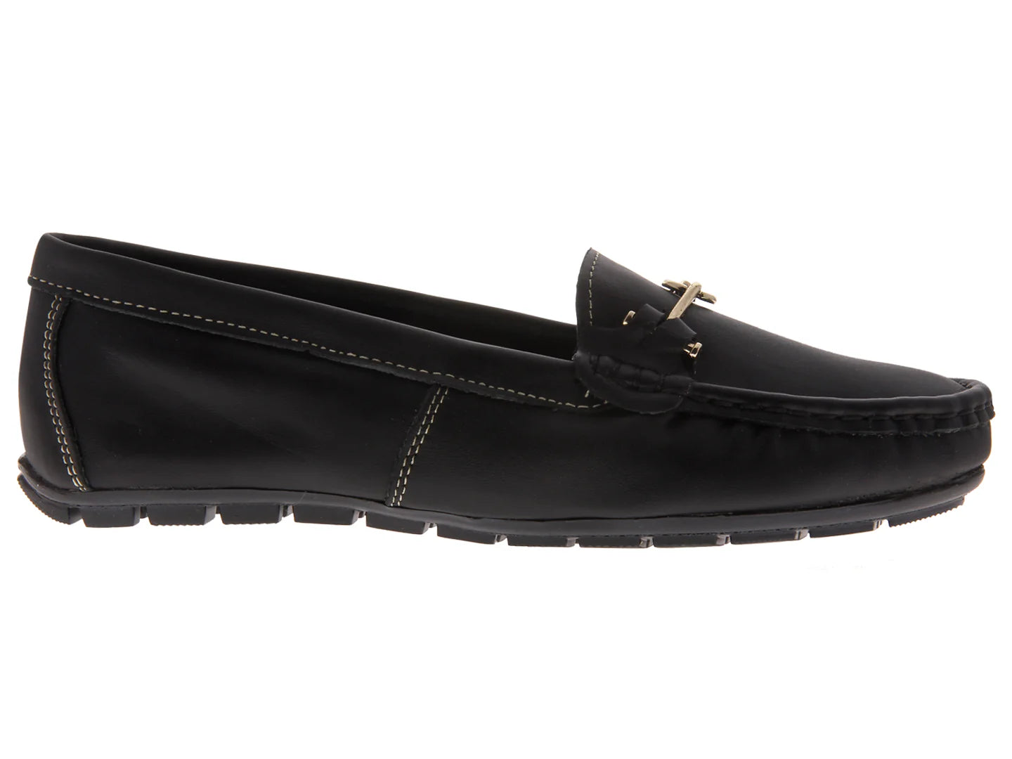 Mocasines MeliAna Napa Negro para Mujer