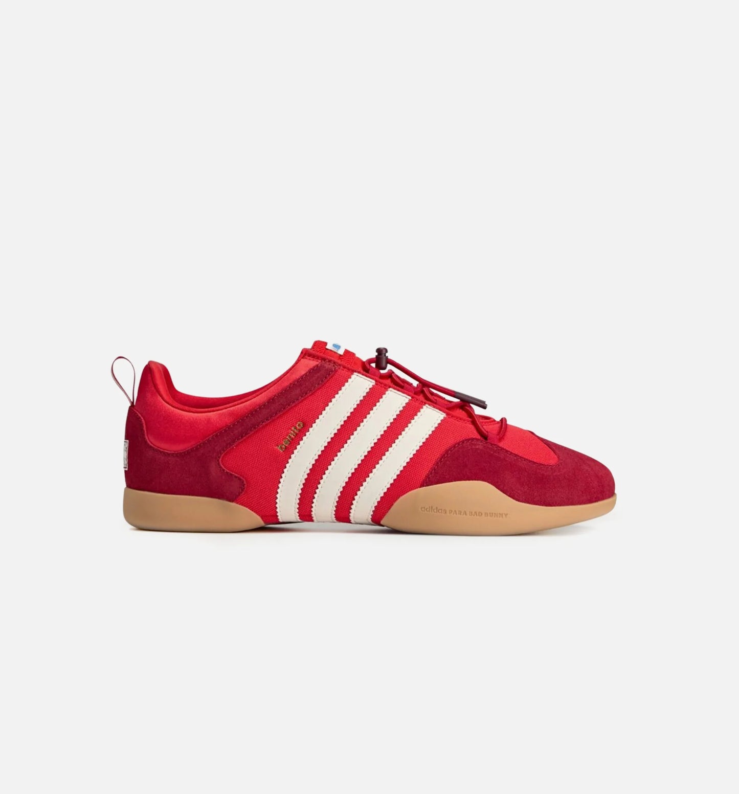 Bad Bunny x Adidas Ballerina Flamboyan Mens Lifestyle Shoe Vivid Red Cloud White Power Red Free Shipping