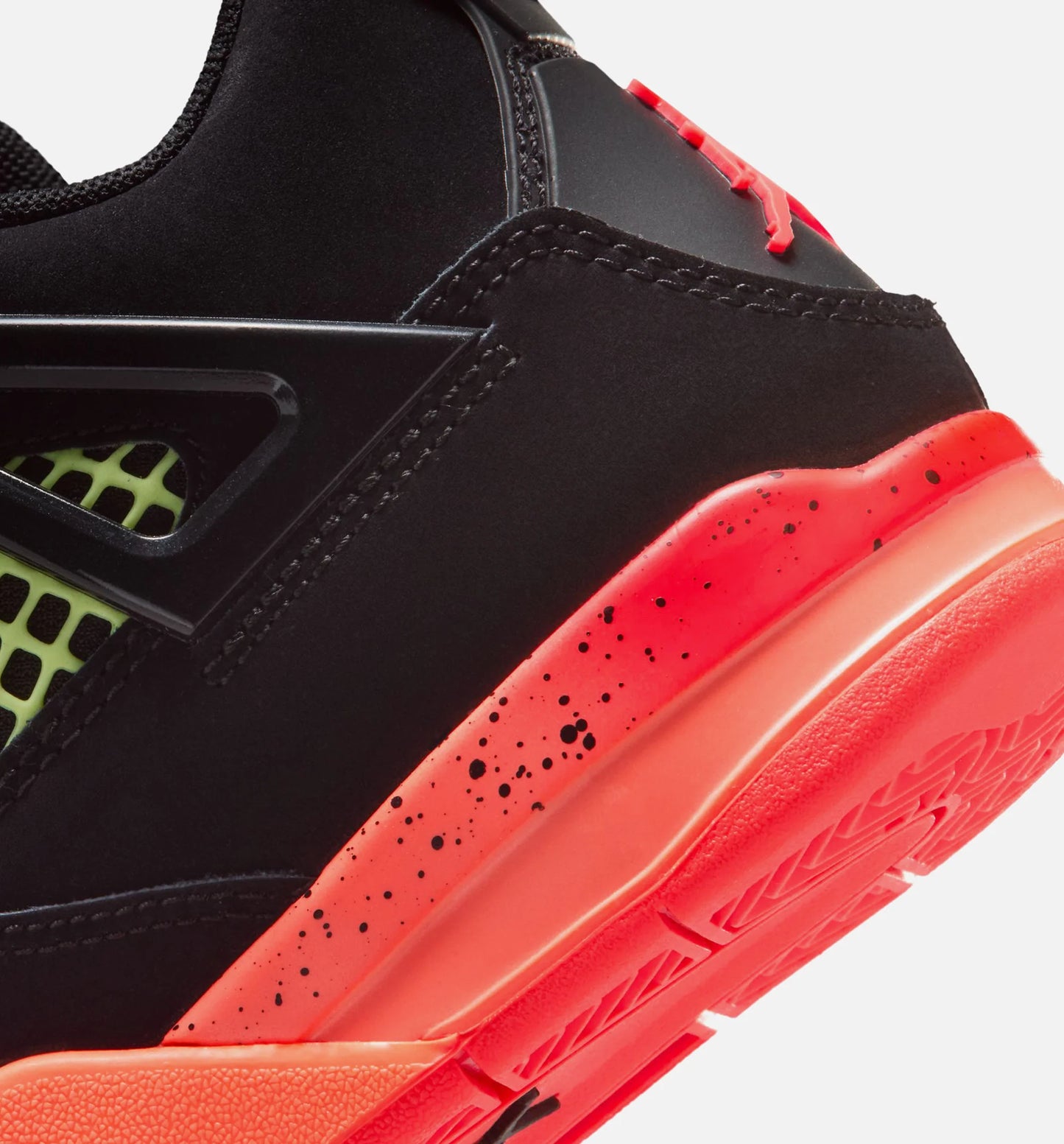 Air Jordan 4 Retro Black Infrared 23 Preschool Lifestyle Shoe Black Infrared 23 Bright Mango