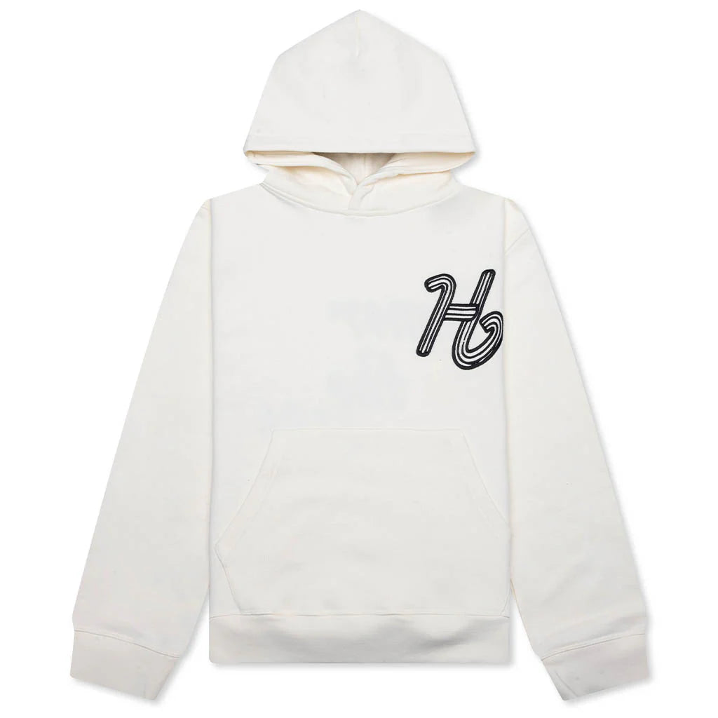 Cursive Honor Hoodie Bone
