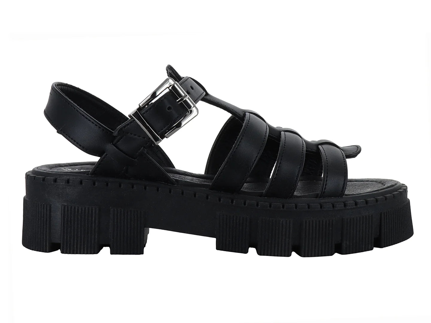 Sandalias MELIANA Plataforma Negro para Mujer