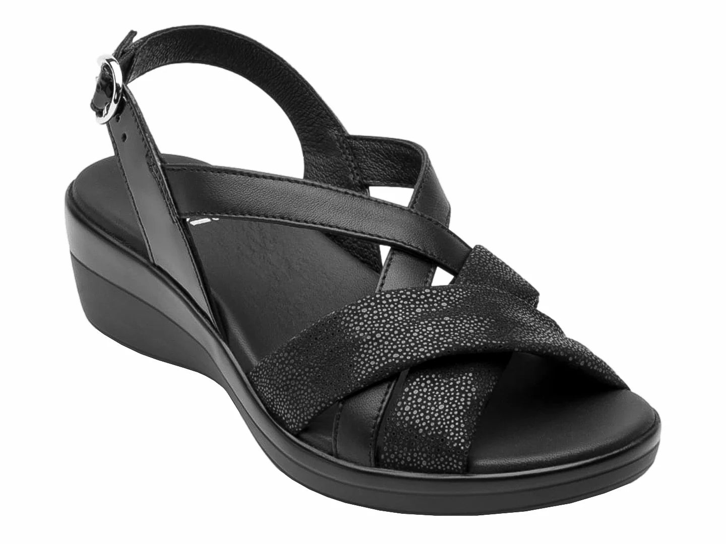 Sandalias Flexi Negro para Mujer