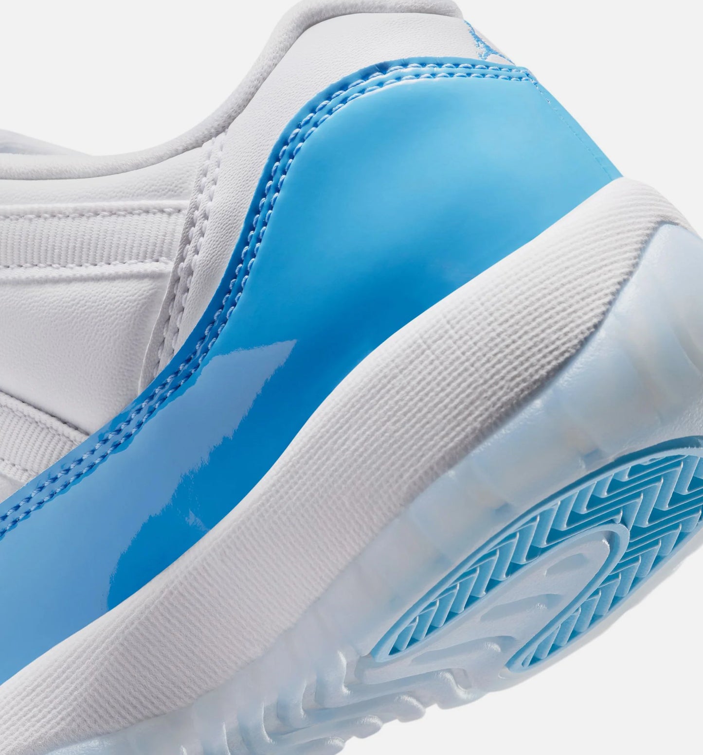 Air Jordan 11 Retro Low University Blue Grade School Lifestyle Shoe White University Blue Black Free Shipping