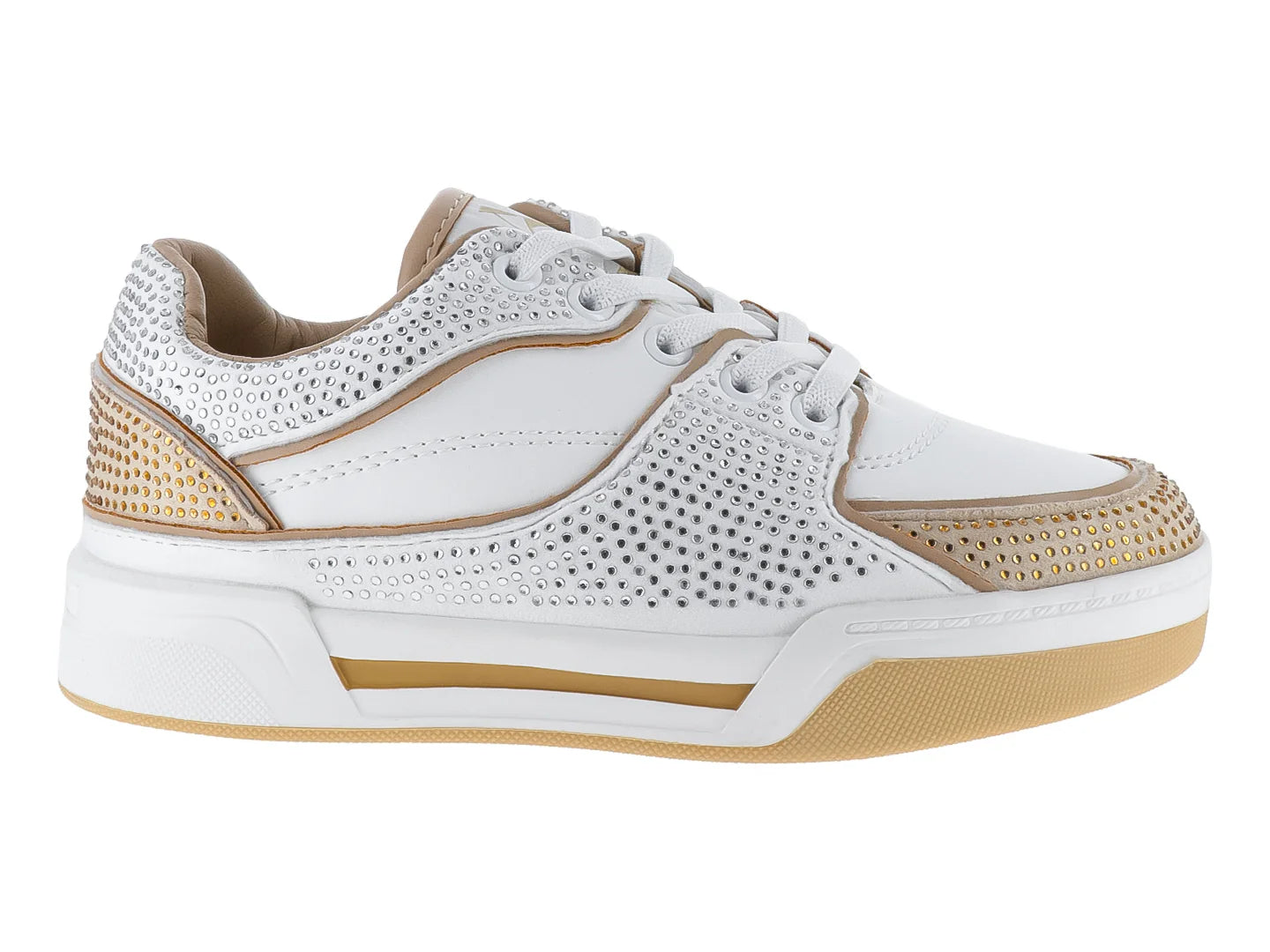 Tenis ATOK Blanco y Beige para Niña