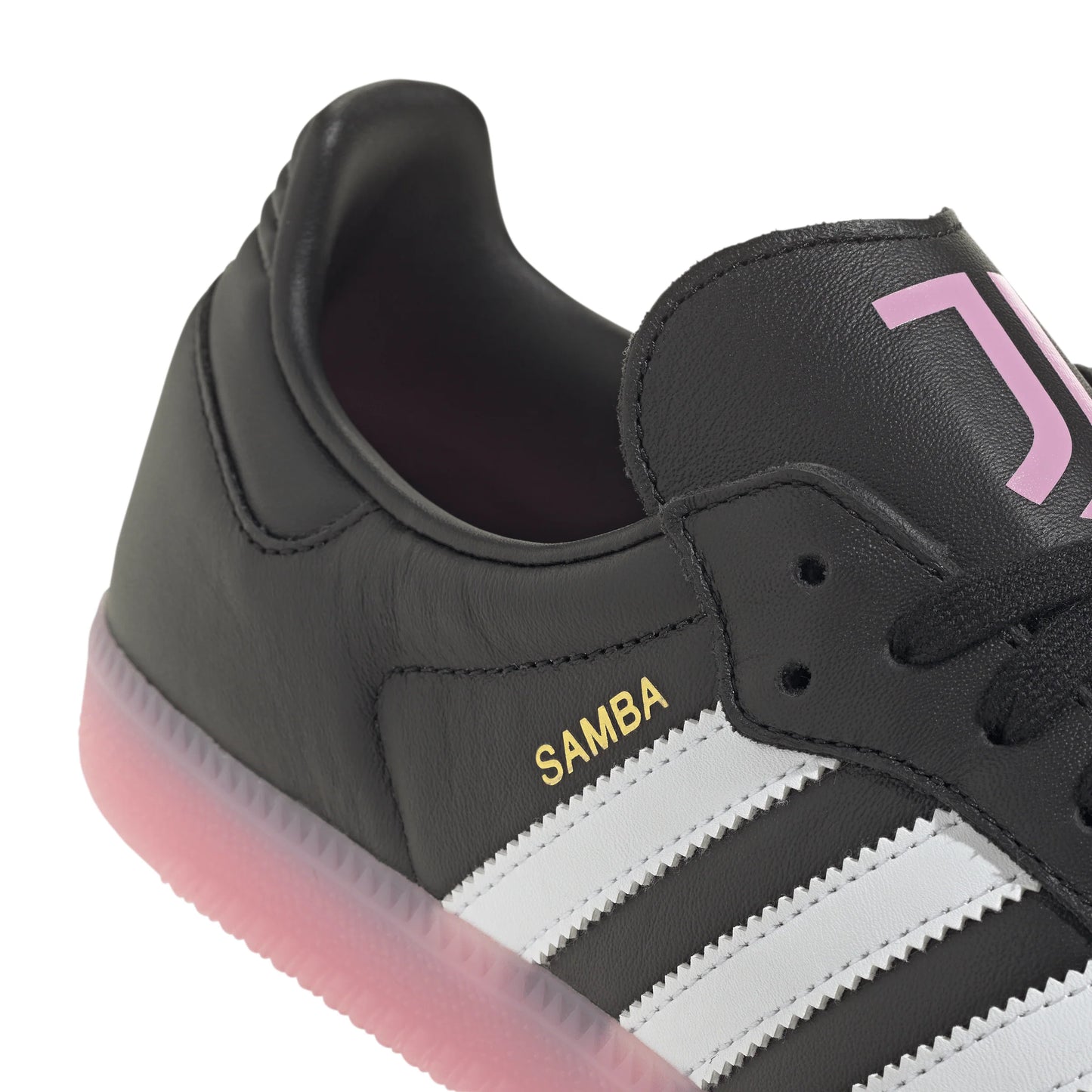 adidas Samba Juventus IN Mens Soccer Shoes Black White Pink