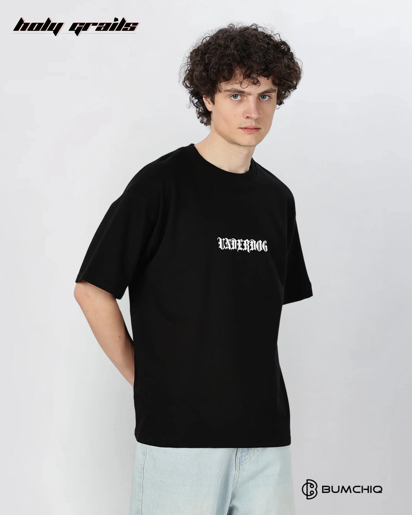 Underdog Black Oversize Tee HG x Bumchiq