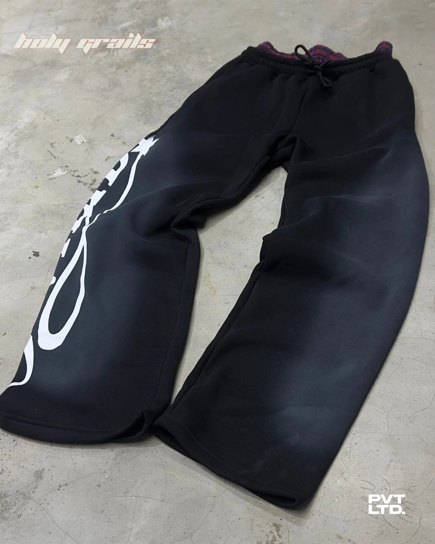 Black Boxer Track Pants HG x Pvt Ltd