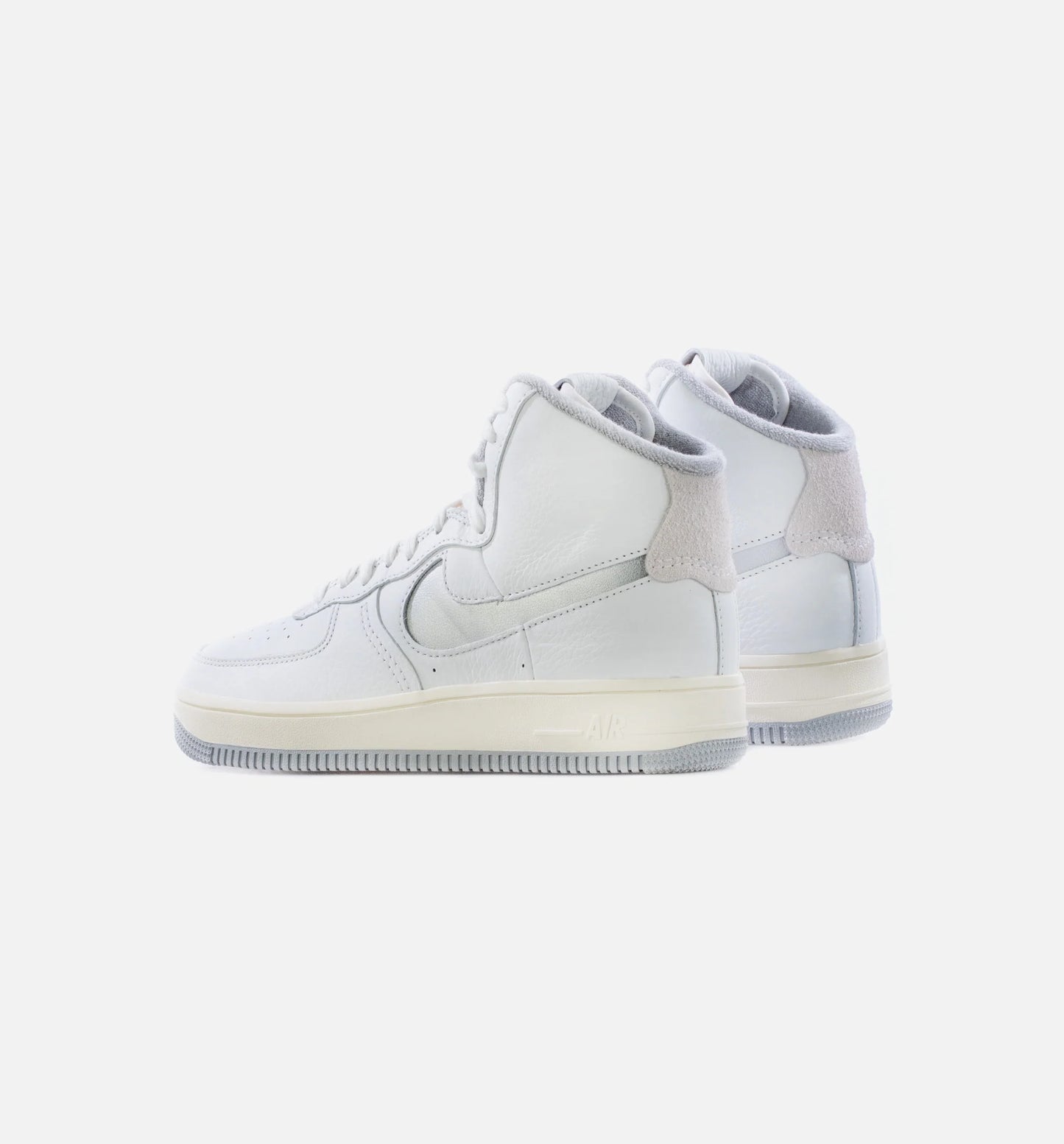 Air Force 1 High Sculpt Silver Womens Lifestyle Shoe White Silver