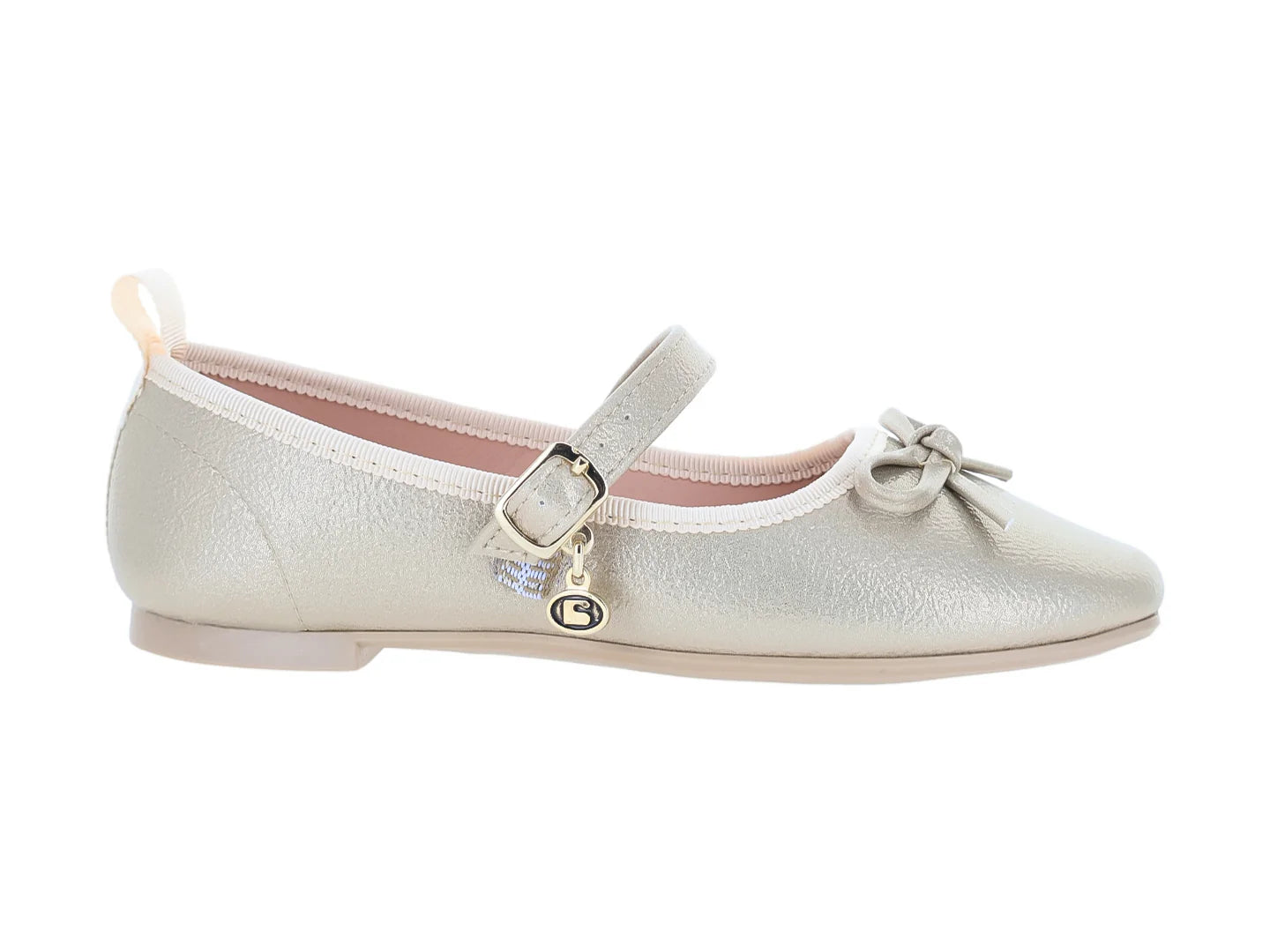 Ballerinas Coqueta Color Oro para Niña