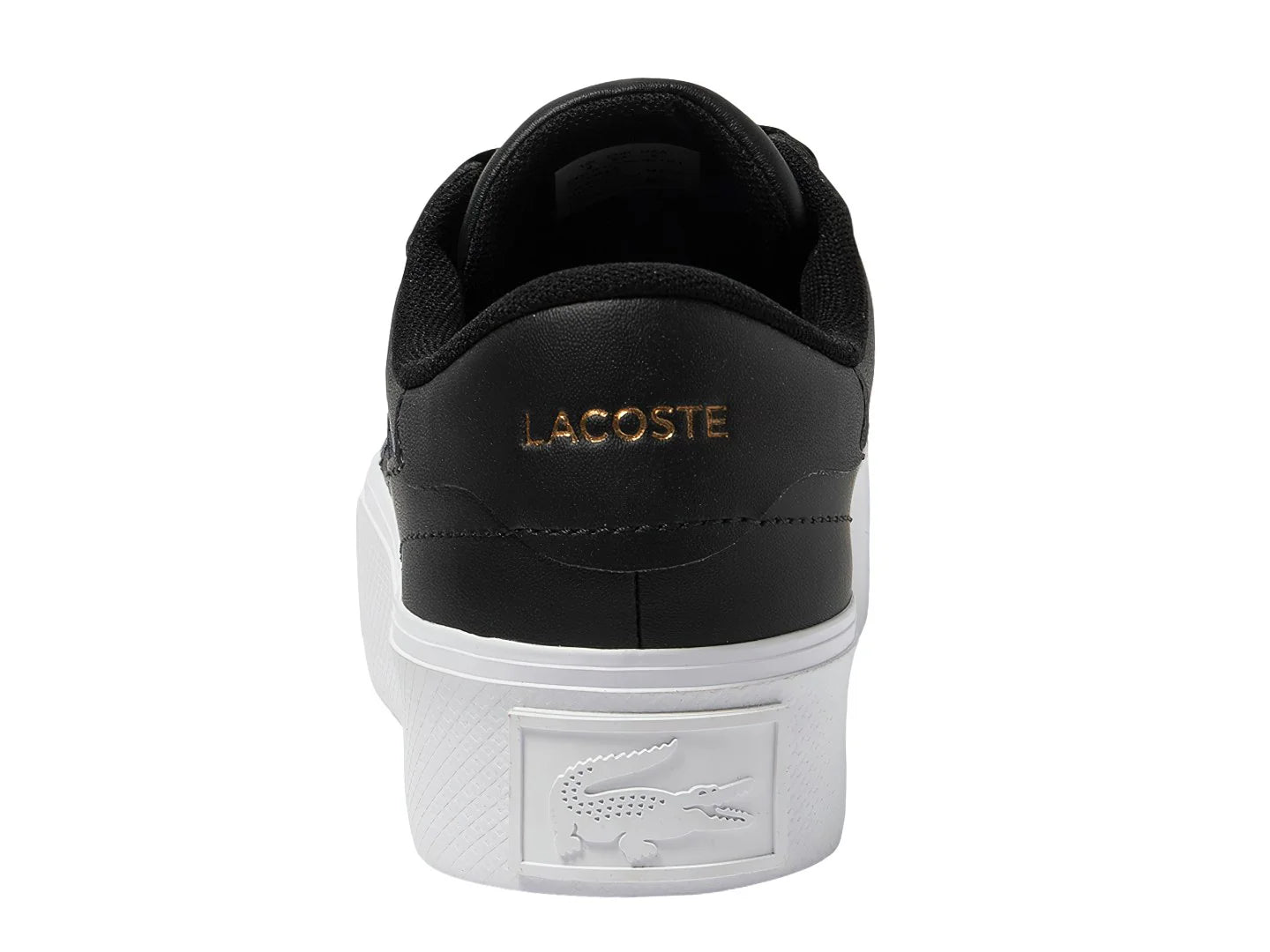 Tenis Lacoste Ziane Platform Negro y Blanco para Mujer