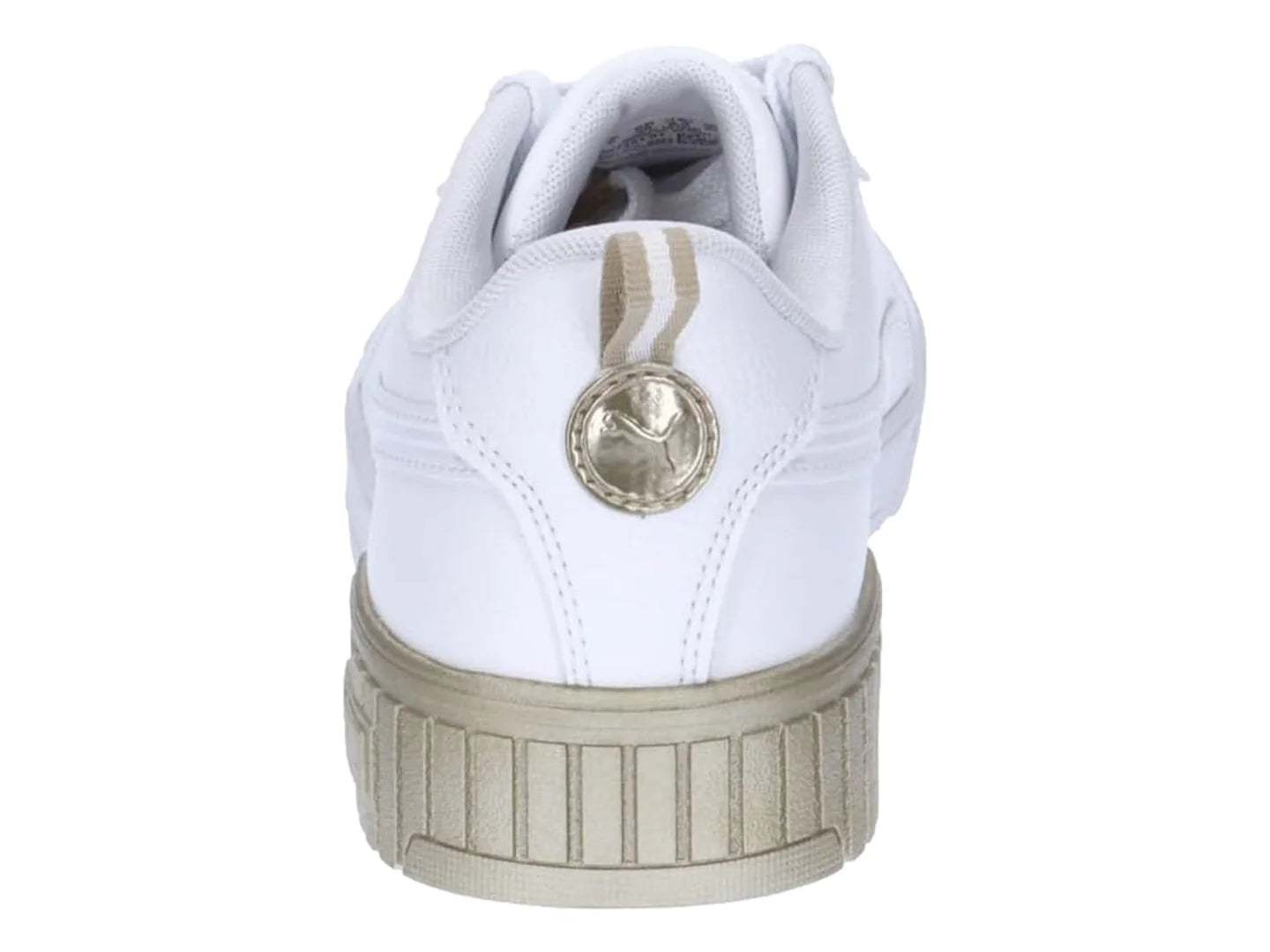 Tenis PUMA Carina 20 Metallic Dream Blancos y Dorados